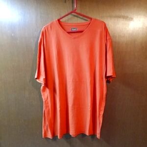 The Foundry Supply Co Vibrant Orange Crew Neck Tee